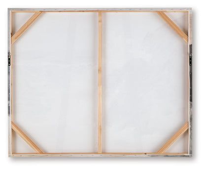 Worthner - Wall Art - Tan / Gray / White
