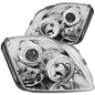 Anzo 1997-2001 Honda Prelude Projector Headlights w/ Halo Chrome w/ LED