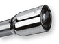 Tip 2.25in Inlet/ 3.625in X 2.5in Outlet Single Oval Rolled-Edge Angle-Cut