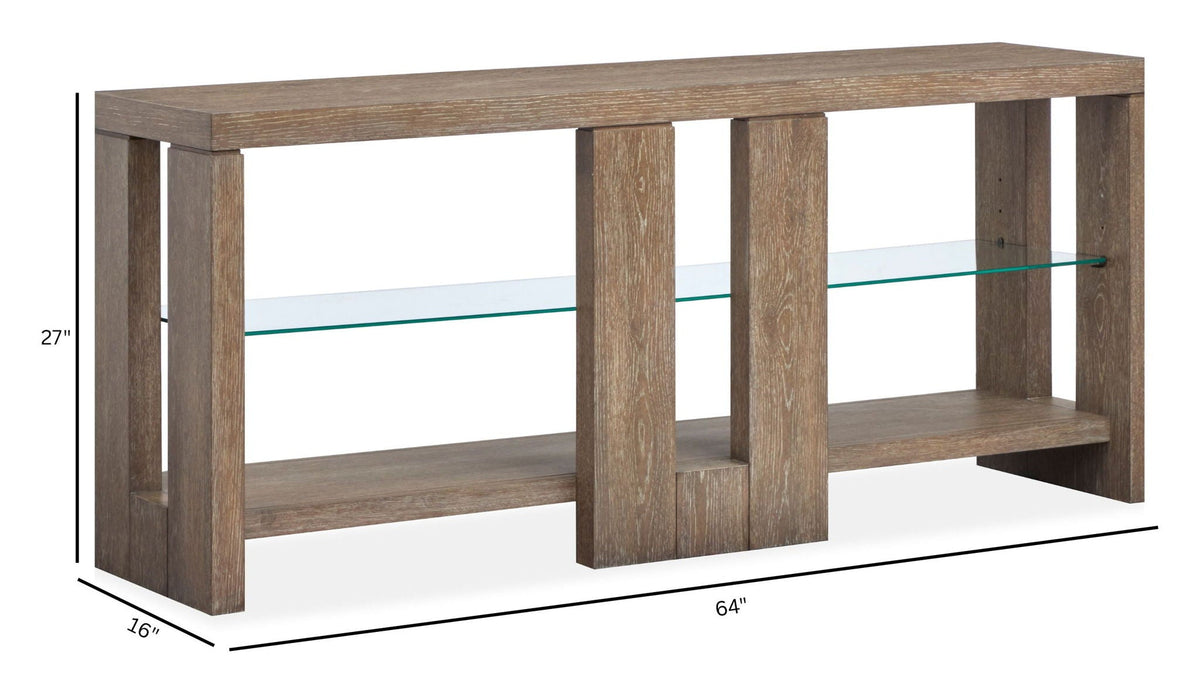 Conway - Console Sofa Table - Spiced Brown