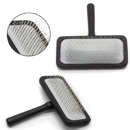 Cat&Dog Life Large Wooden Slicker Brush for Cats and Dogs