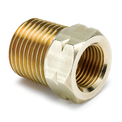 FITTING ADAPTER 1/2-1/16 In. NPT MALE BRASS FOR AUTO GAGE MECH. TEMP.