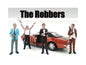 "The Robbers" 4 Piece Figure Set For 1:18 Scale Models by American Diorama  free shipping USA