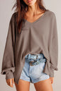 Trendy Waffle Knit Back-to-School Top