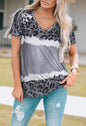 Plus Size Leopard Print T-Shirt