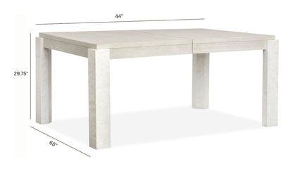 Lorelei - Extendable Rectangular Dining Table - Misty Cloud