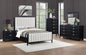 Brookmead 5-piece Upholstered Eastern King Bedroom Set Black