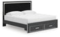 Zuraleus - Upholstered Panel Platform Storage Bed