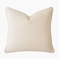 Homey Cozy - Throw Pillow With Decorative Stitching - Ivory