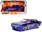 1965 Ford Mustang #5 "L. John's Racing" Candy Blue with Flame Graphics "Bigtime Muscle" Series 1/24 Diecast Model Car by Jada  free shipping USA