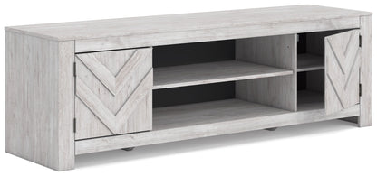 Cayboni - LG TV Stand With Fireplace Option
