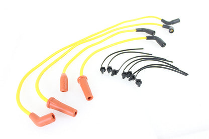 Accel 8mm S/S Spiral Core Ignition Wire Set Yellow - 171116Y