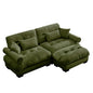 Super Comfort Oversized Modular Sectional Sofa With Movable Ottoman