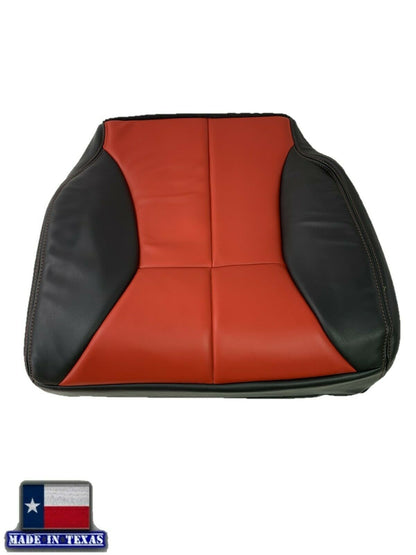 1998-2002 Dodge Ram 1500 2500 3500 in CUSTOM Agate Dark Gray & Red (Red Stitching): Choose From Variation