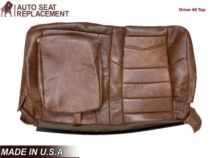 2002-2007 FORD F250 F350 KING RANCH REPLACEMENT GENUINE LEATHER SECOND (2nd) ROW SEAT COVERS