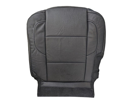 2014 - 2018 GMC Sierra Denali SECOND ROW PERFROATED Bottom in Jet Black Genuine Leather