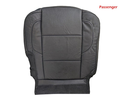 2014 - 2018 GMC Sierra Denali SECOND ROW PERFROATED Bottom in Jet Black Genuine Leather