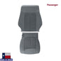 2011 - 2016 Ford F250 F350 XLT Super Duty Gray Cloth Replacement Front Seat Covers