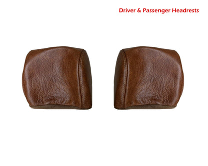 2002-2007 FORD F250 F350 KING RANCH REPLACEMENT GENUINE LEATHER SECOND (2nd) ROW SEAT COVERS