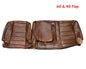 2002-2007 FORD F250 F350 KING RANCH REPLACEMENT GENUINE LEATHER SECOND (2nd) ROW SEAT COVERS