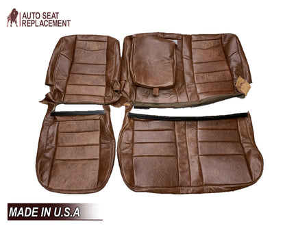 2002-2007 FORD F250 F350 KING RANCH REPLACEMENT GENUINE LEATHER SECOND (2nd) ROW SEAT COVERS
