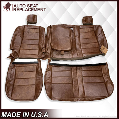 2002-2007 FORD F250 F350 KING RANCH REPLACEMENT GENUINE LEATHER SECOND (2nd) ROW SEAT COVERS