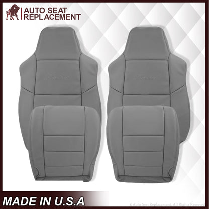 2002-2005 Ford Excursion Limited Seat Cover in Flint Gray: Choose From Variations