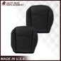 2010-2014 Ford Mustang GT Convertible Replacement Seat Cover In Charcoal Black "Black" : Choose From Variation