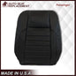 2010-2014 Ford Mustang GT Convertible Replacement Seat Cover In Charcoal Black "Black" : Choose From Variation