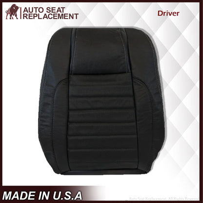 2010-2014 Ford Mustang GT Convertible Replacement Seat Cover In Charcoal Black "Black" : Choose From Variation