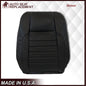 2010-2014 Ford Mustang GT Convertible Replacement Seat Cover In Charcoal Black "Black" : Choose From Variation