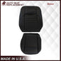 2010-2014 Ford Mustang GT Convertible Replacement Seat Cover In Charcoal Black "Black" : Choose From Variation