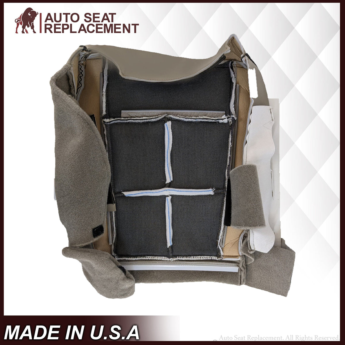 2010 2011 2012 2013 Lincoln Navigator Seat Cover Black-Tan Choose Leather or Vinyl