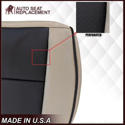 2010 2011 2012 2013 Lincoln Navigator Seat Cover Black-Tan Choose Leather or Vinyl