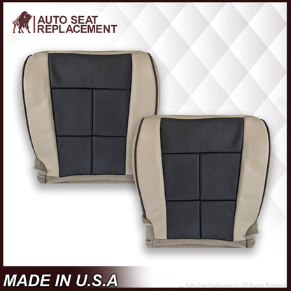 2010 2011 2012 2013 Lincoln Navigator Seat Cover Black-Tan Choose Leather or Vinyl