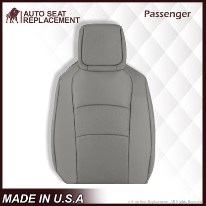 2009-2018 Ford E350 E450 E550 Nexus Viper 25V Van PERFORATED Bottom Seat Cover In Gray