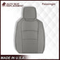 2009-2018 Ford E350 E450 E550 Nexus Viper 25V Van PERFORATED Bottom Seat Cover In Gray