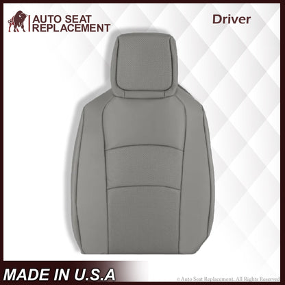 2009-2018 Ford E350 E450 E550 Nexus Viper 25V Van PERFORATED Bottom Seat Cover In Gray