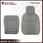 2009-2018 Ford E350 E450 E550 Nexus Viper 25V Van PERFORATED Bottom Seat Cover In Gray