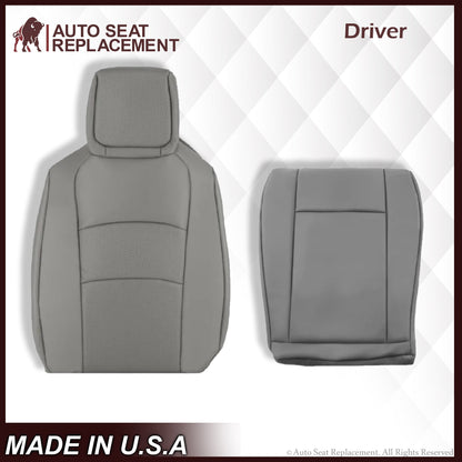 2009-2018 Ford E350 E450 E550 Nexus Viper 25V Van PERFORATED Bottom Seat Cover In Gray