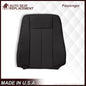 2007-2014 Ford Expedition Driver and Passenger SOLID Replacement Seat Cover in BLACK Leather or Vinyl