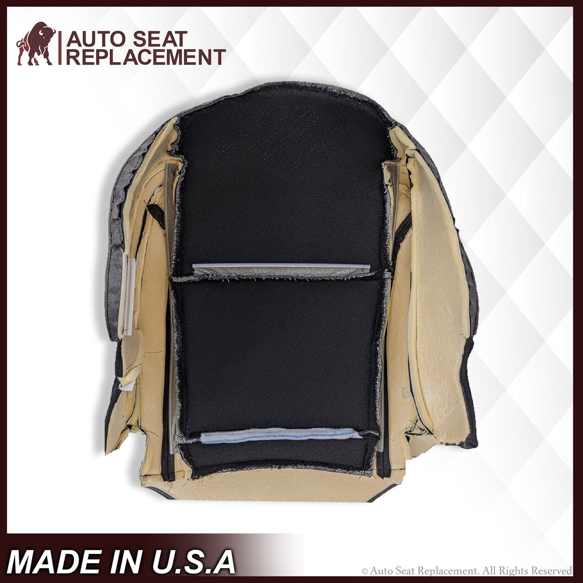 2015 - 2018 Dodge Charger SE Driver Or Passenger Leather Seat Covers Black