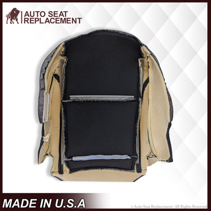 2015 - 2018 Dodge Charger SE Driver Or Passenger Leather Seat Covers Black