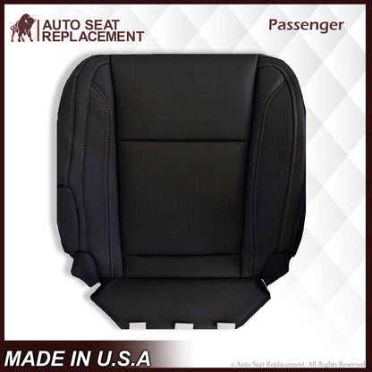 2015 - 2018 Dodge Charger SE Driver Or Passenger Leather Seat Covers Black