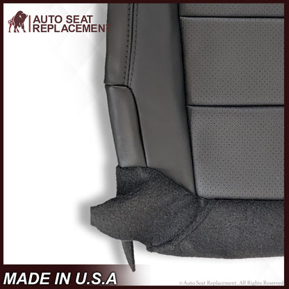 2005 - 2008 Acura TL Driver Side Bottom Seat Cover in Black Leather or Vinyl