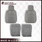 2009-2014 Ford E350 E450 E550 Econoline Van PERFORATED Bottom Seat Cover In Gray