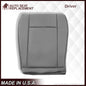 2009-2014 Ford E350 E450 E550 Econoline Van PERFORATED Bottom Seat Cover In Gray
