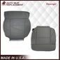 2004 2005 2006 2007 2008 Ford F150 XL Cloth Seat Covers in Medium Flint Gray