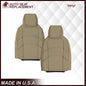 2009-2019 Ford E350 E450 E550 Econoline Van Synthetic Leather Replacement Seat Covers In Tan & Cushion Foam