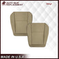 2009-2019 Ford E350 E450 E550 Econoline Van Synthetic Leather Replacement Seat Covers In Tan & Cushion Foam